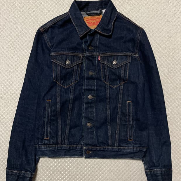 리바이스 72334 타입3 데님 트러커 청자켓 인디고(클리닝O)