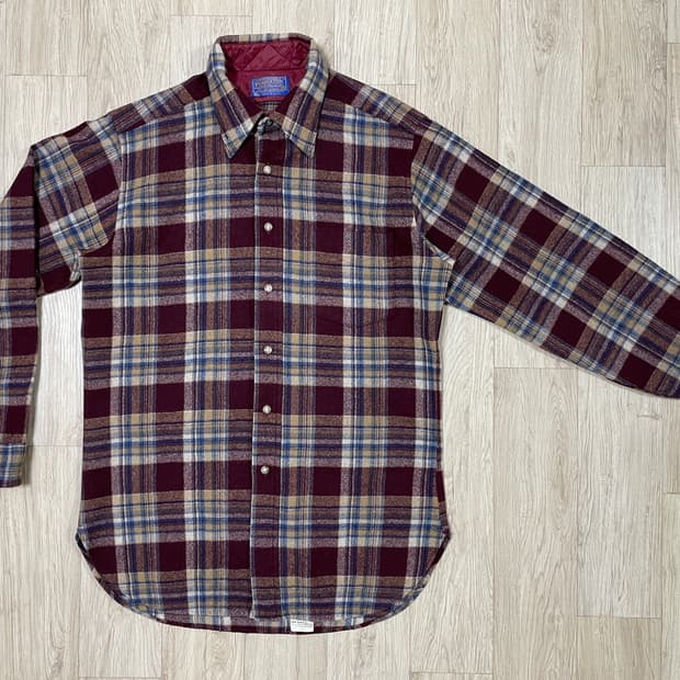 95~100) 70's 펜들턴 체크 울셔츠(미국제)RRL&LVC&폴로