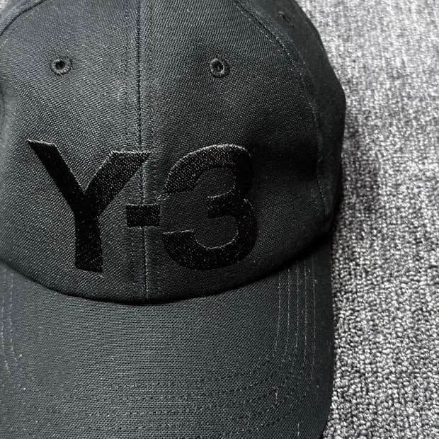 Y-3 요지야마모토 아디다스 캡 블랙