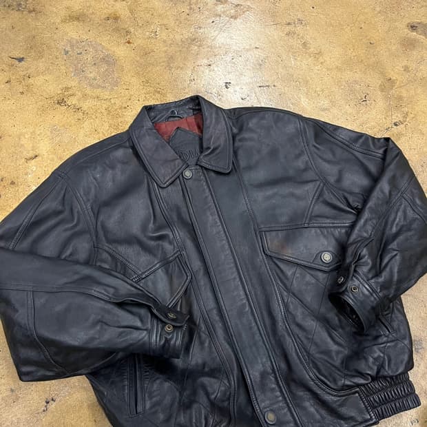 [정품/100] 인디안 빈티지 가죽 봄버 자켓 b15