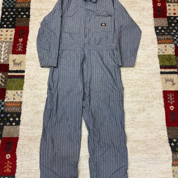 [XL] 디키즈 히코리 데님 점프슈트 수트 커버올 