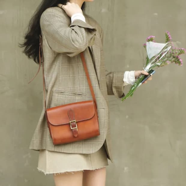 헤비츠 132미니백 브라운