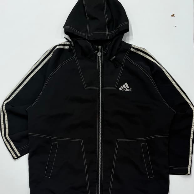 adidas 아디다스 빈티지 블랙 스티치 져지