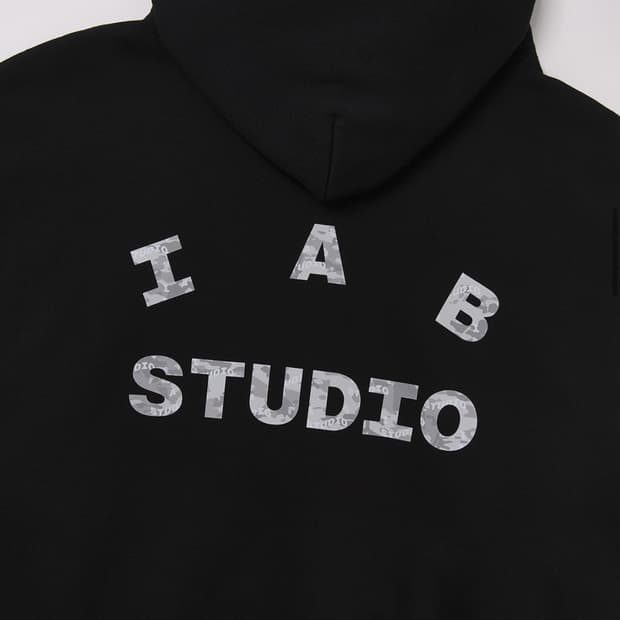 [L] 아이앱 블랙카모 후드티