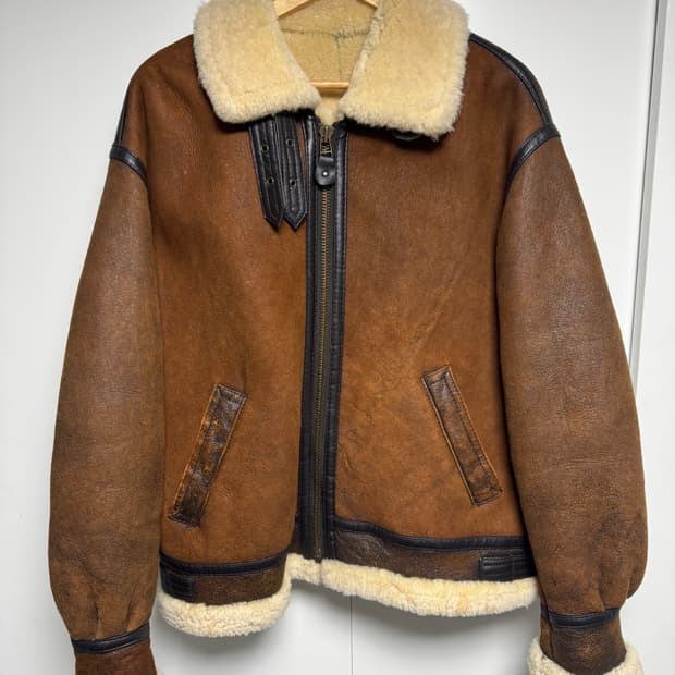 TYPE B-3 항공 무스탕 점퍼