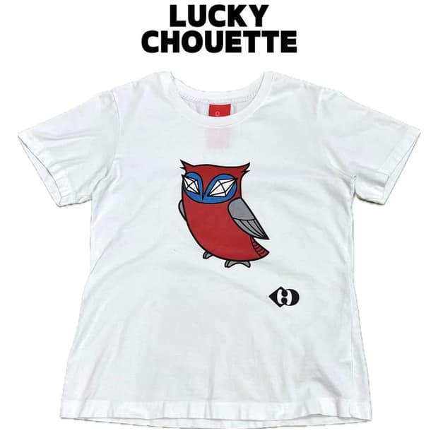 (F) 럭키슈에트 빅프린팅 반팔 티