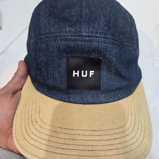 허프 데님 5패넬 모자 