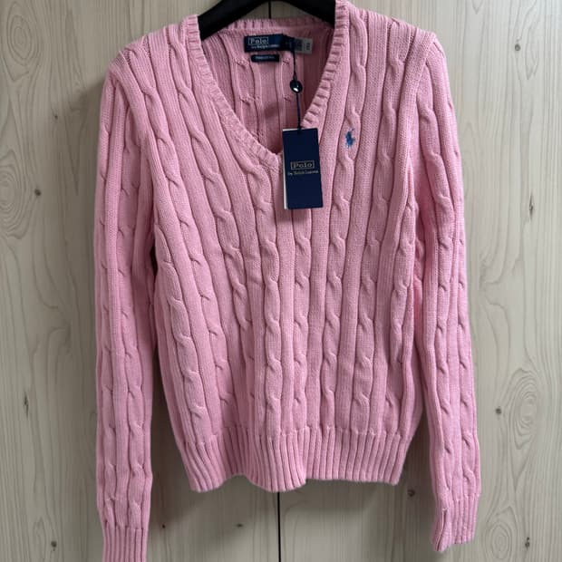 폴로 랄프 로렌 브이넥 니트