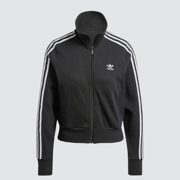 아디다스 파이어버드 니트 탑 - 블랙 / IY7278