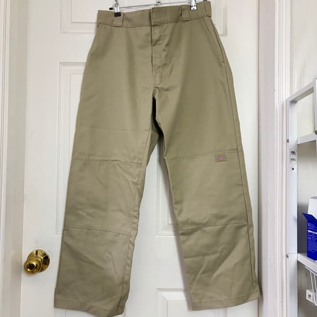 디키즈 더블니 루즈핏 카키 34