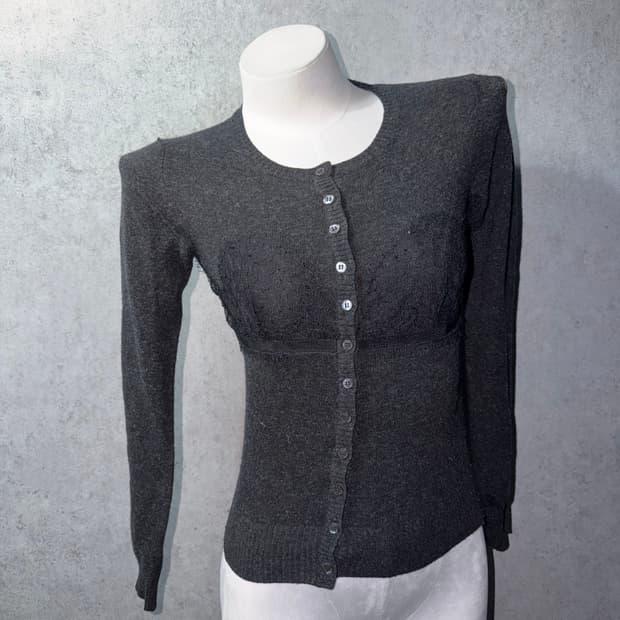 돌체앤가바나 뷔스티에 니트 가디건