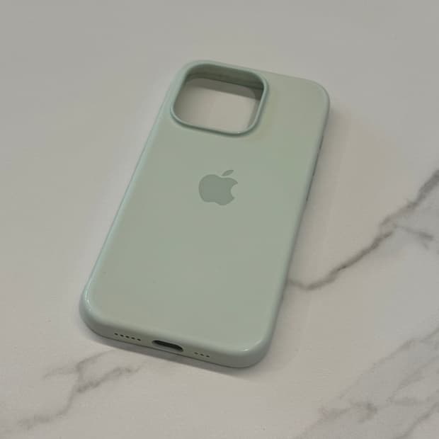 아이폰 15프로 소프트민트 애플 정품 케이스 15pro