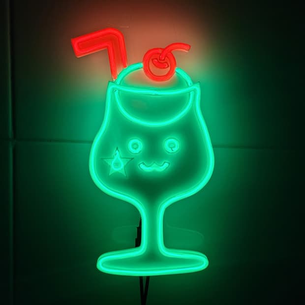 메론소다 스마일 네온사인 led 램프 무드등 조명