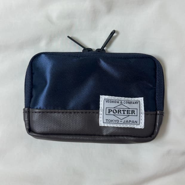 포터 코인케이스 네이비
