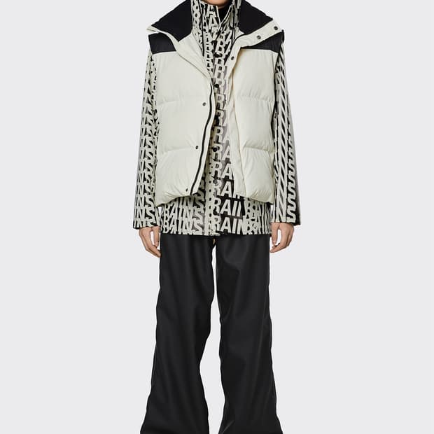 RAINS 패딩 베스트