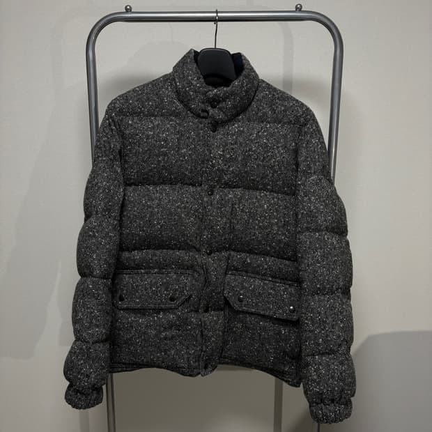 L) 꼼데가르송 옴므 울 트위드 다운 자켓