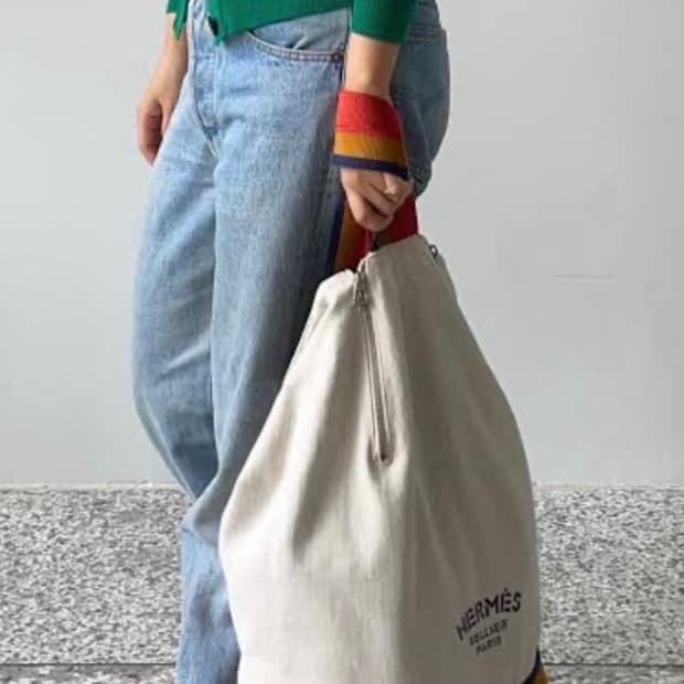 HERMES SELLIER PARIS CANVAS BAG UNISEX