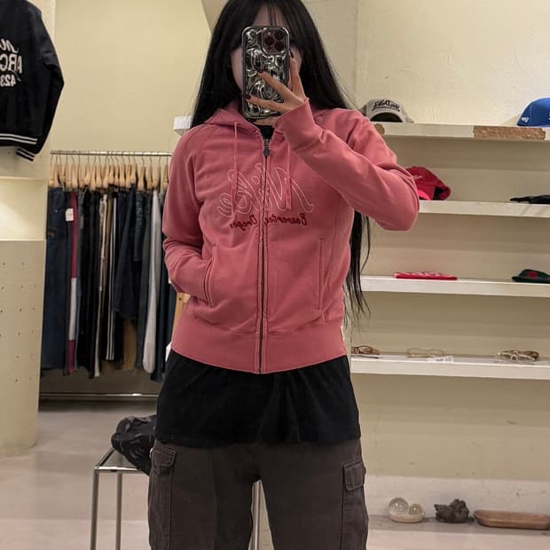 나이키 스크립트 로고 후드집업 U1689