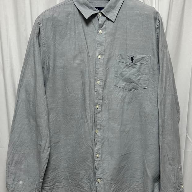 no.144 폴로 랄프로렌 옥스포드셔츠 그레이 xxl