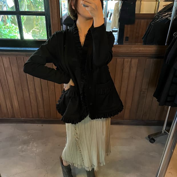 NOIR KEI NINOMIYA frills jacket