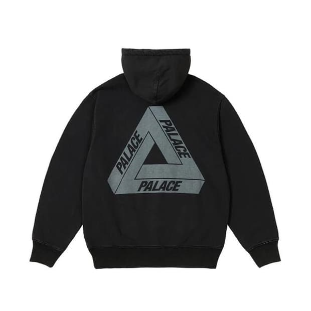 [M] 팔라스 워시드 아웃 트라이퍼그 후드 블랙