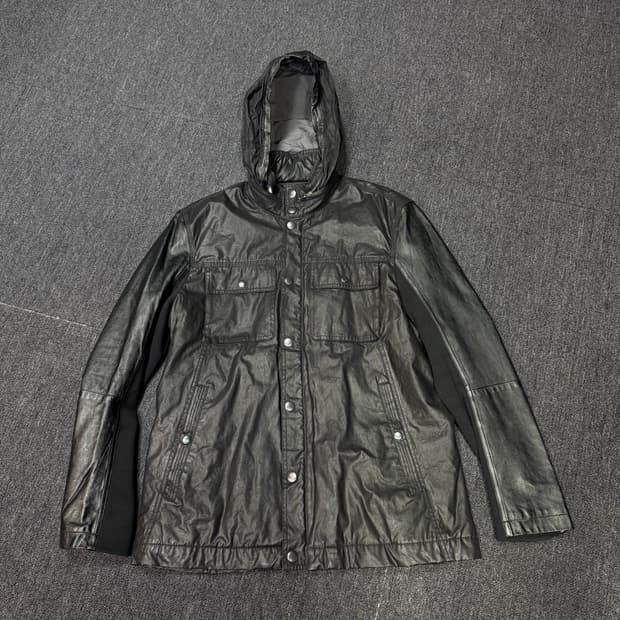 존 바바토스 런웨이 가죽 필드 자켓