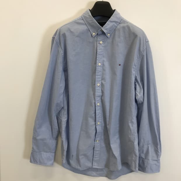 타미힐피거 스카이블루 옥스포드셔츠 한섬 직수입판[XL]