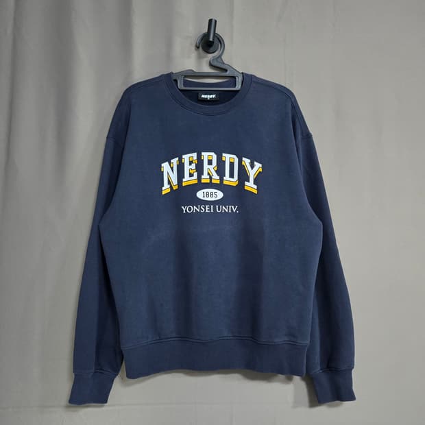 No.77 널디 NERDY 연세대학교 맨투맨 1885 네이비