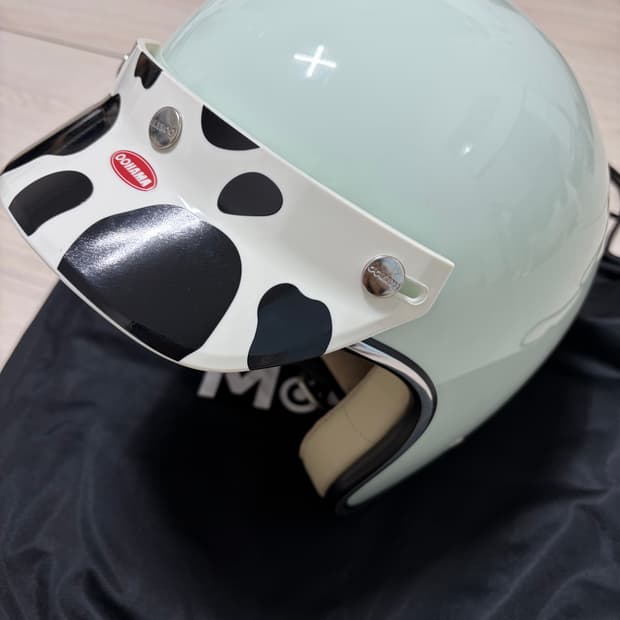 쿤타치 모즈 민트 유광 M사이즈 오픈페이스 헬멧