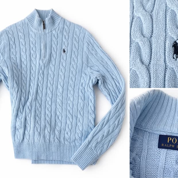 Polo Ralph Lauren Cable Knit Half-Zip up