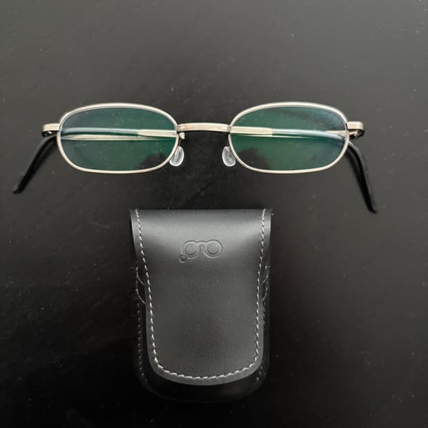 백산안경 포켓 티탄 슛 앤틱실버