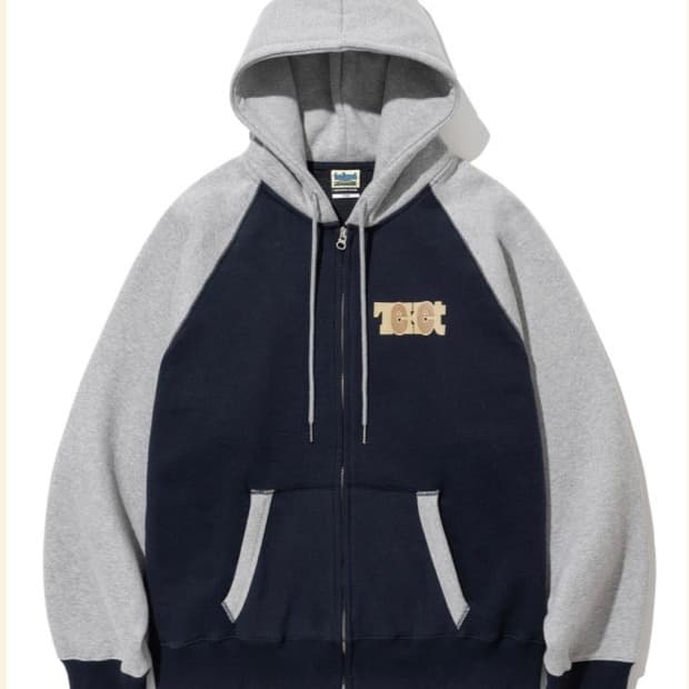 테켓 teket 후드집업 네이비