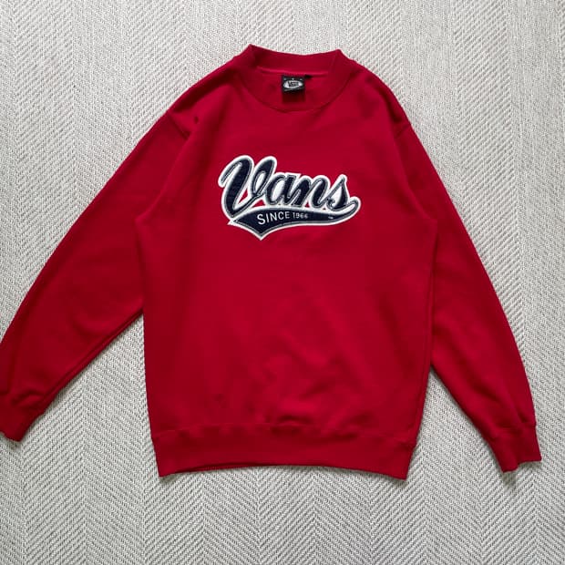 00s van 올드 반스 스케이터 스웻셔츠 