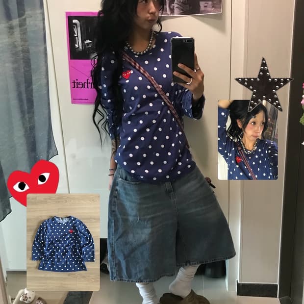 Comme des Garçons Dots  L/S