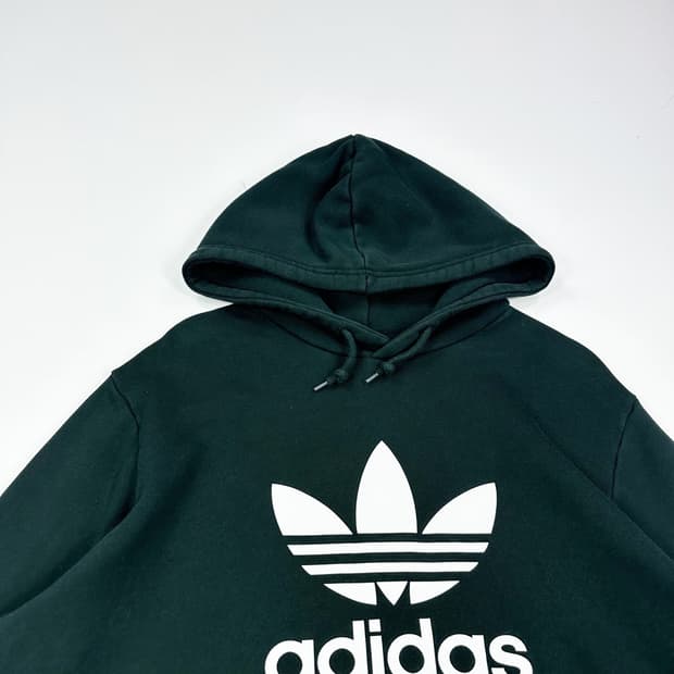 아디다스 트레포일 카키 그린 후드티 (3XL)