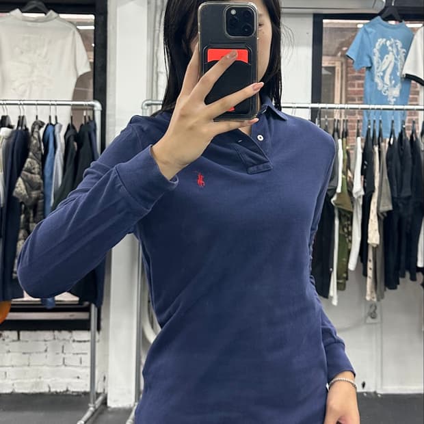 폴로 랄프로렌 카라 롱슬리브