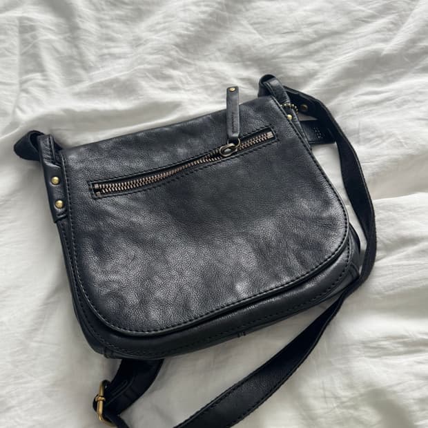 fossil 가죽 크로스백