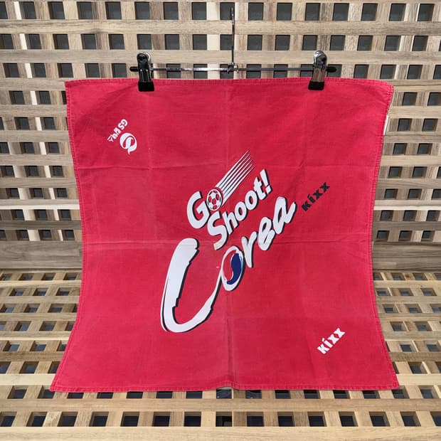 빈티지 GS칼텍스 붉은악마 반다나  