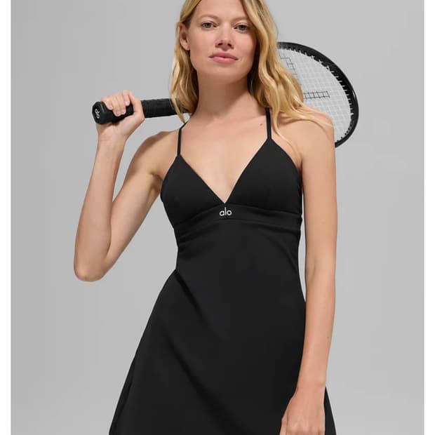 알로요가 Alo Airbrush Splendor dress 블랙 S