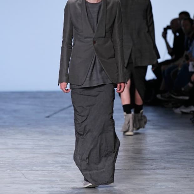 Rick Owens SS12 Single button Blazer