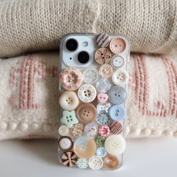 네블리노소 단추 케이스 아이폰 7/8/se2,3