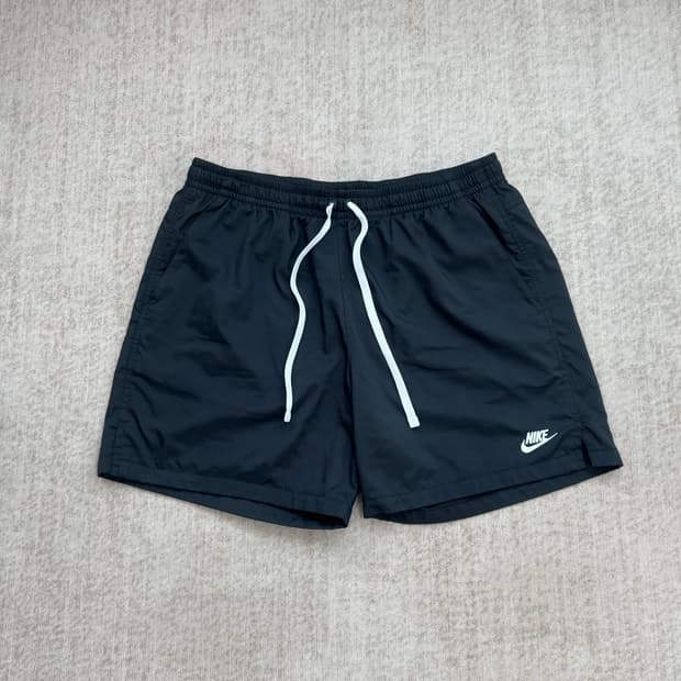 나이키 블랙 우븐 남자 반바지 XXL