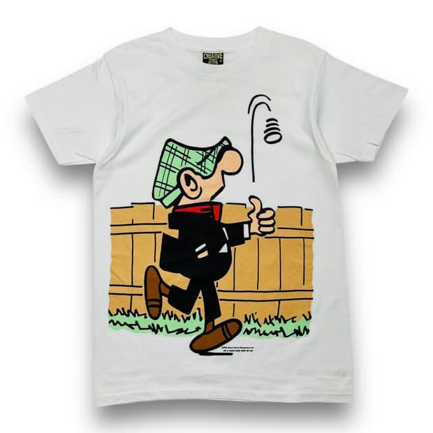 CREATIVE 90년도 “앤디 캡” 영국 신문 만화가 티셔츠