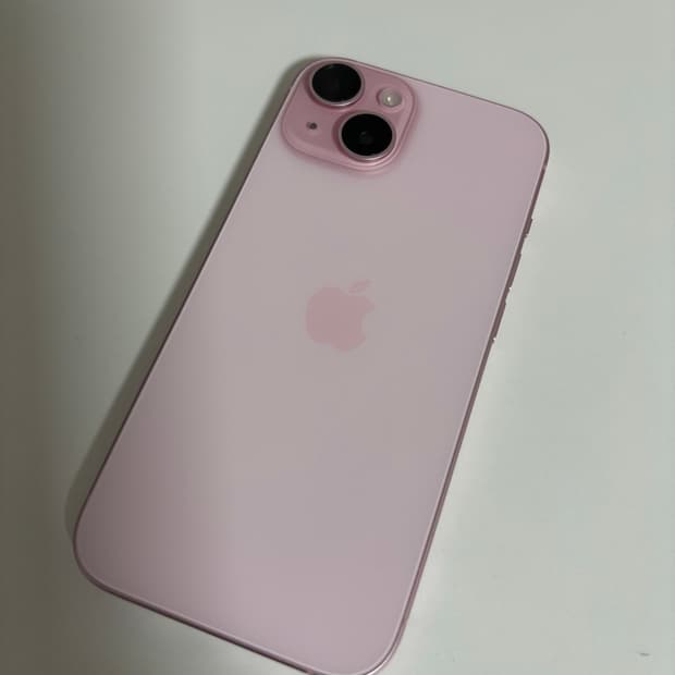 아이폰15 핑크 128gb