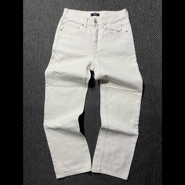 musinsa standard 무신사스탠다드 스트레이트 데님 크림진