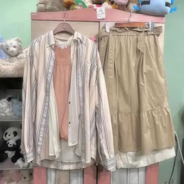 카모메산장 빈티지 모리 코디 세트