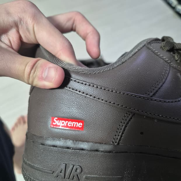 나이키 슈프림 나프림 브라운 에어포스