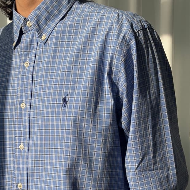[L]폴로 랄프로렌 클래식핏 플레이드 체크 셔츠