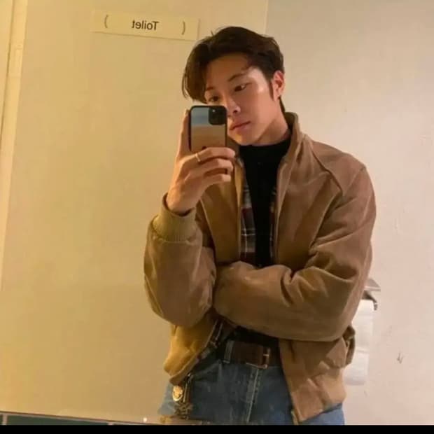 폴로 랄프로렌 90s 스웨이드 바라쿠타 해링턴 이종원 자켓