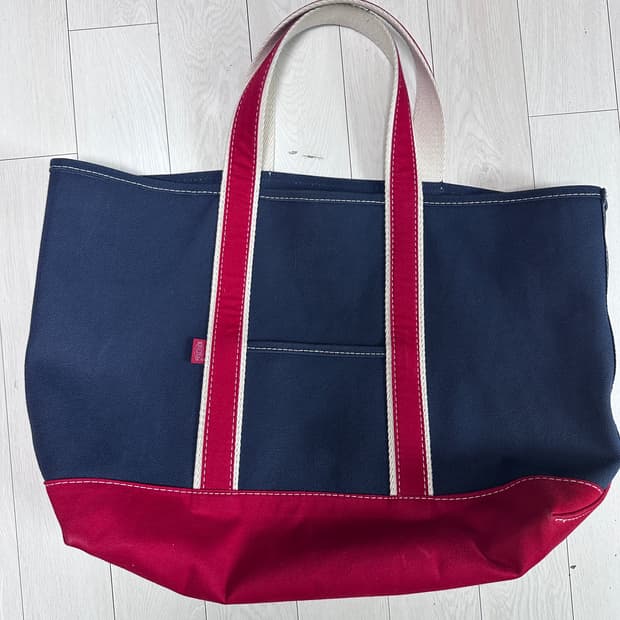 택포) 본쿠라 boncoura canvas tote bag red 몰스킨